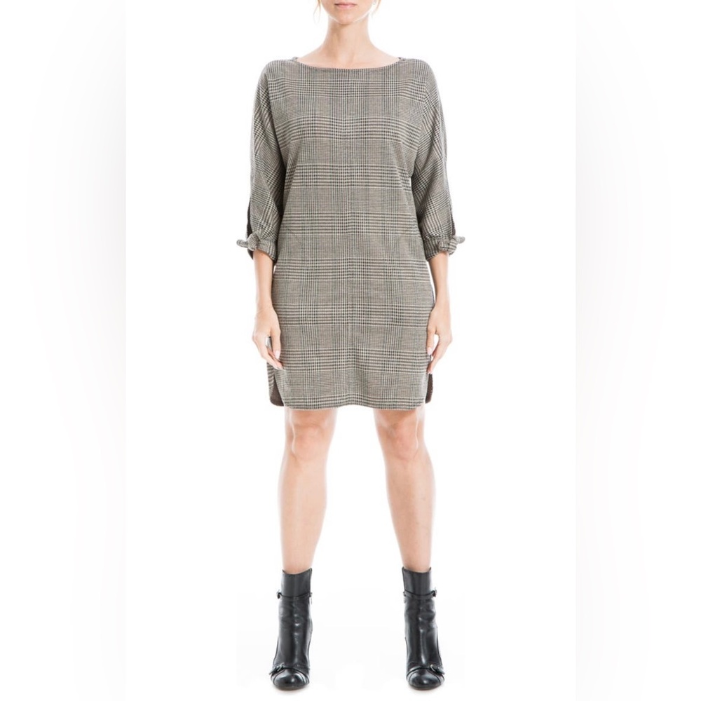 Max Studio Double knit tie sleeve dress BNWT
